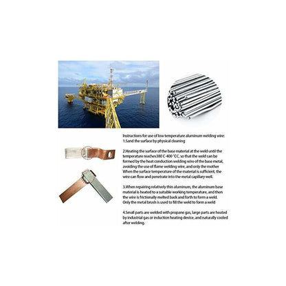 Welding ROd, 50 pcs 2.0Mm Low Temperature Aluminum Welding Electrodes - Easy Melt Welding ROds - Corrosion V1188-MS-227-1879