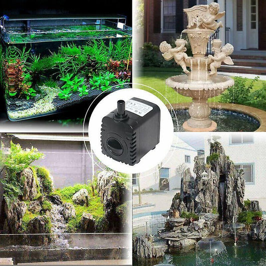 Submersible Water Pump, 600L/H 8W Water Pump, For Aquarium Tabletop Fountains, Pond Water Gardens And V1188-MS-227-1880