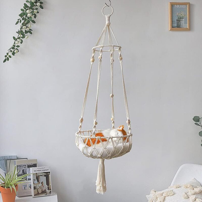 Hanging Cat Hammock - Indoor Cat Bed Cat Swing Nest Gifts For Cat Lovers V1188-MS-227-1882