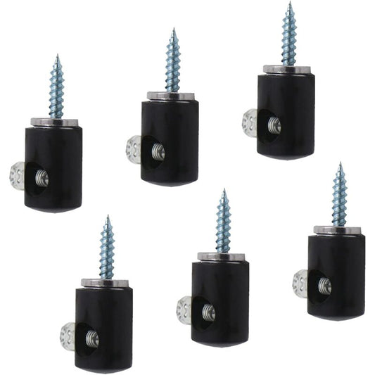 Chandelier Lighting Hook, 6 pcs Hanging Lighting Hooks For Chandelier Ceiling Lights Cable (Black) V1188-MS-227-1883