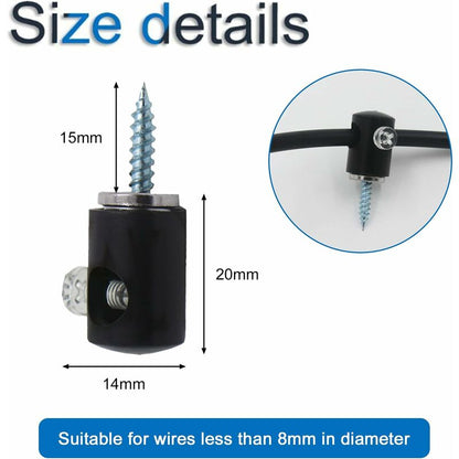 Chandelier Lighting Hook, 6 pcs Hanging Lighting Hooks For Chandelier Ceiling Lights Cable (Black) V1188-MS-227-1883