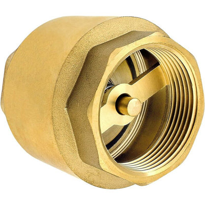 1/2 Inch Brass Check Valve High Quality Heavy Duty Rustproof Leakproof For Pump, Fountain, Washing Machine, V1188-MS-227-1885