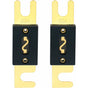 2 Pack Anl Fuse - 80A - For Car Audio System - Black And Gold V1188-MS-227-1886