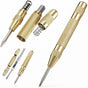 5" Automatic Center Punch Stainless Steel With Adjustable Stroke, Determines Drilling Position For Steel, V1188-MS-227-1898