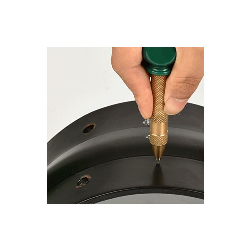 5" Automatic Center Punch Stainless Steel With Adjustable Stroke, Determines Drilling Position For Steel, V1188-MS-227-1898