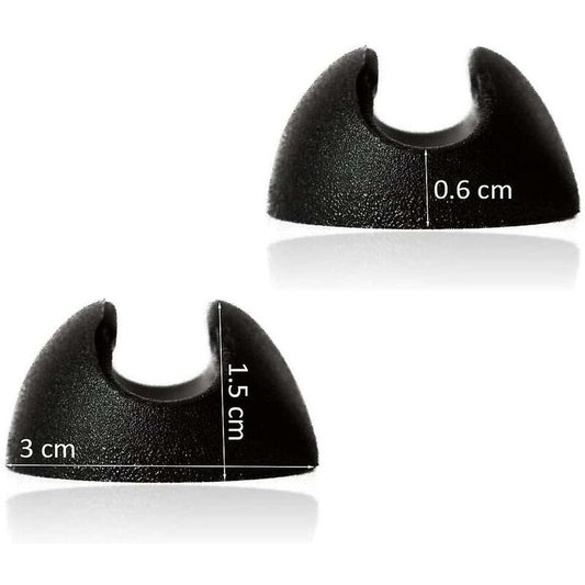 10 pcs Silicone Hairpin Furniture Leg Protectors - Black (10Mm) V1188-MS-227-1902