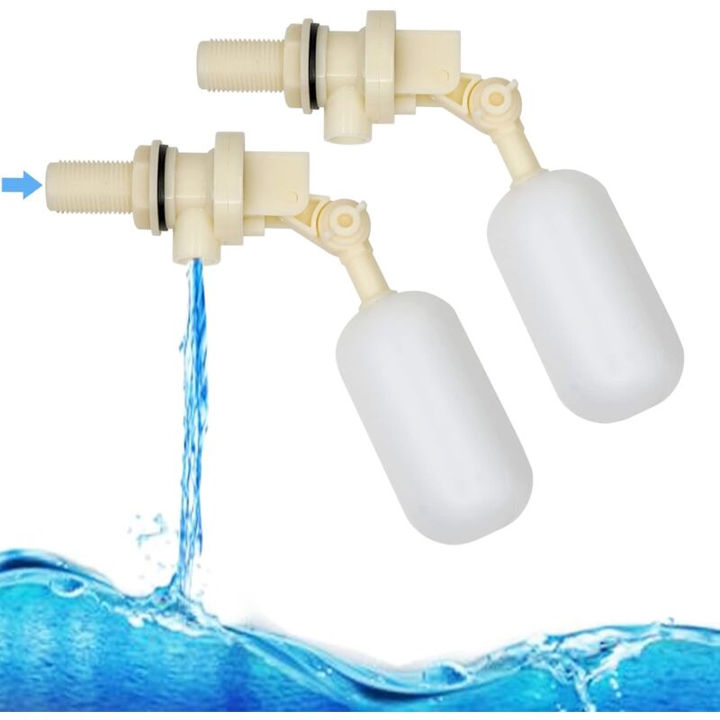 pcs 1/2 Inch Float Ball Valve For Waterer 1.27Cm Automatic Shut Off Fill Ball Valve For Cattle Waterer Tank V1188-MS-227-1904