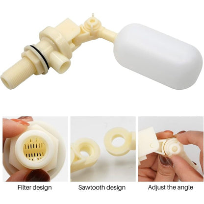 pcs 1/2 Inch Float Ball Valve For Waterer 1.27Cm Automatic Shut Off Fill Ball Valve For Cattle Waterer Tank V1188-MS-227-1904