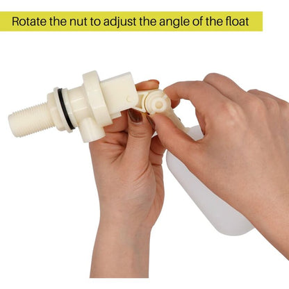pcs 1/2 Inch Float Ball Valve For Waterer 1.27Cm Automatic Shut Off Fill Ball Valve For Cattle Waterer Tank V1188-MS-227-1904