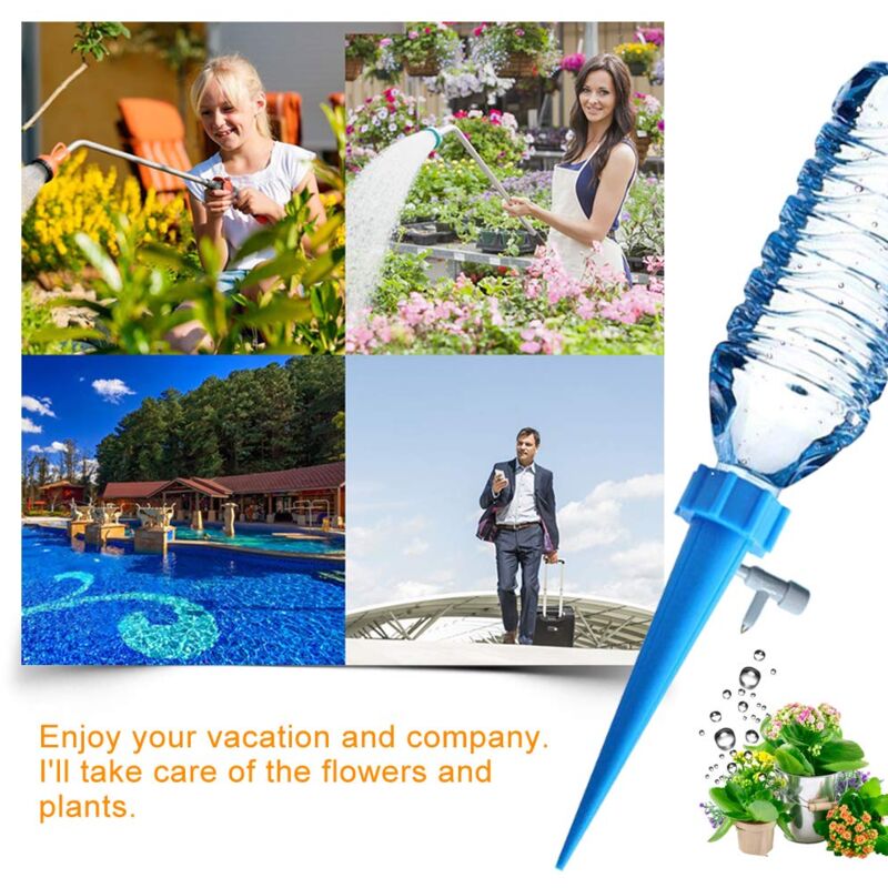 Drip Bottle, Automatic Plant Waterer, Drip Irrigation With Control Valve For Garden, Home, Indoor, V1188-MS-227-1912