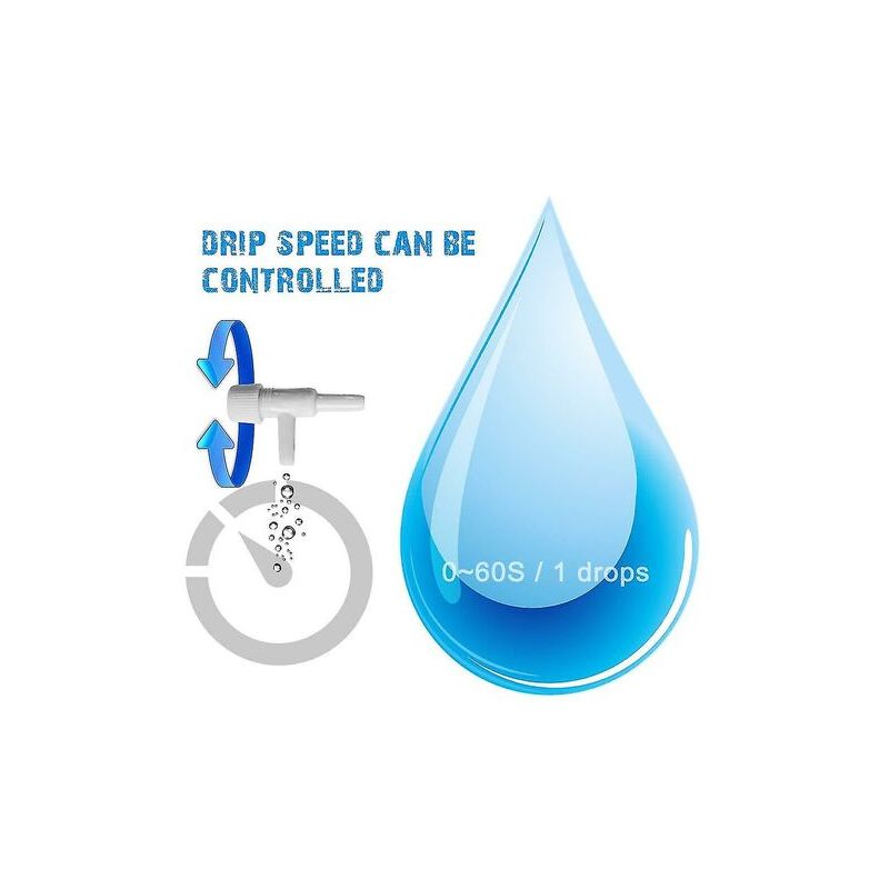 Drip Bottle, Automatic Plant Waterer, Drip Irrigation With Control Valve For Garden, Home, Indoor, V1188-MS-227-1912