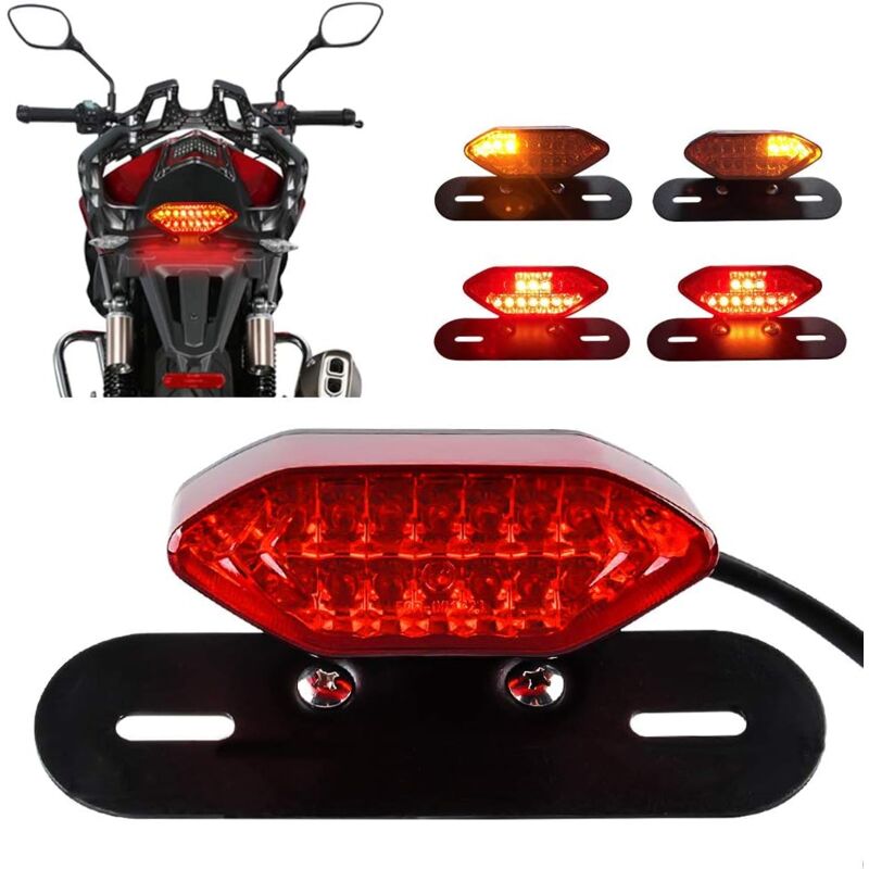 20 LED Motorcycle Tail Light Integrated Motorcycle LED Brake Light & Turn Signal Light Motorcycle LED Driving V1188-MS-227-1916
