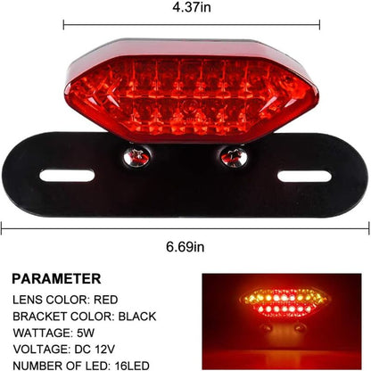 20 LED Motorcycle Tail Light Integrated Motorcycle LED Brake Light & Turn Signal Light Motorcycle LED Driving V1188-MS-227-1916