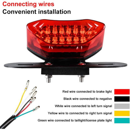 20 LED Motorcycle Tail Light Integrated Motorcycle LED Brake Light & Turn Signal Light Motorcycle LED Driving V1188-MS-227-1916