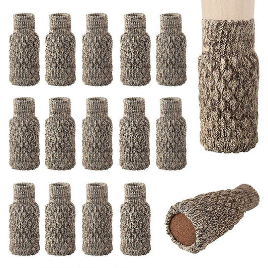 16 pcs Non-Slip Chair Leg Socks, Chair Leg Caps, Knitted Chair Leg Protectors For Floor Scratches And Reduce V1188-MS-227-1921