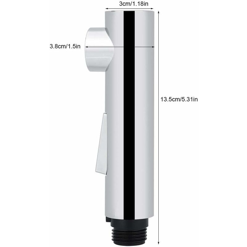 Pull-Out Sprayer Faucet Replacement Accessory 2 Spray Settings For Kitchen Sink V1188-MS-227-1924