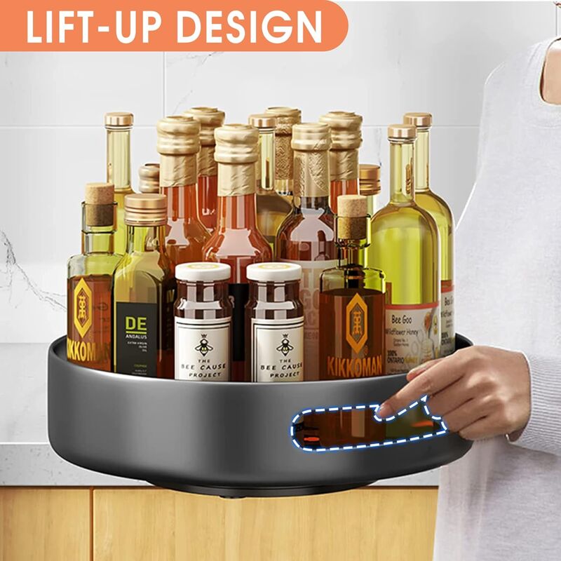 Turntable,Metal Steel ROtating Shelf Lazy Susan Kitchen Cupboard For Kitchen Storage,Cupboard V1188-MS-227-1931