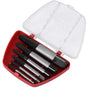 6 pcs Steel Broken Screw Extractors, Studs, DAmaged Broken Bolts 4Mm-22Mm V1188-MS-227-1932