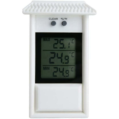 Weatherproof Digital Thermometer, Classic Design, Accurate Measurement For Indoor Or Outdoor, Suitable For V1188-MS-227-1941