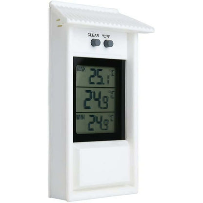 Weatherproof Digital Thermometer, Classic Design, Accurate Measurement For Indoor Or Outdoor, Suitable For V1188-MS-227-1941
