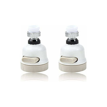2 Pack Kitchen Faucet Aerator, Water Saving Faucet Aerator, 360 ROtation, Splash-Proof Faucet Nozzle With V1188-MS-227-1951