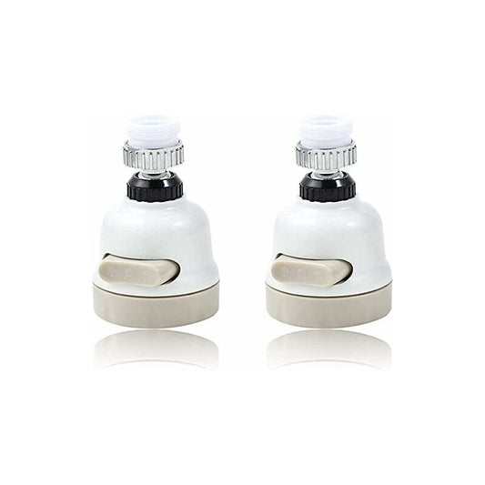 2 Pack Kitchen Faucet Aerator, Water Saving Faucet Aerator, 360 ROtation, Splash-Proof Faucet Nozzle With V1188-MS-227-1951