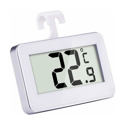 Refrigerator Digital Thermometer Freezer Digital Thermometer And Indoor Temperature Monitor, White V1188-MS-227-1954