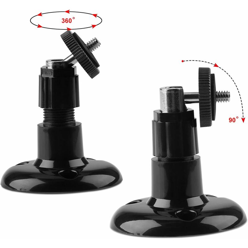 (2 Pack) Indoor/Outdoor Security Camera Wall Mount, Adjustable Ceiling Mount For Arlo, Arlo Pro And Other V1188-MS-227-1957
