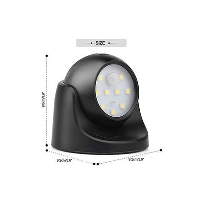 Outdoor Wall Light With Motion Sensor 1000 Lumen LED Outdoor Lighting Cordless Battery Powered Lighting 360 V1188-MS-227-1959