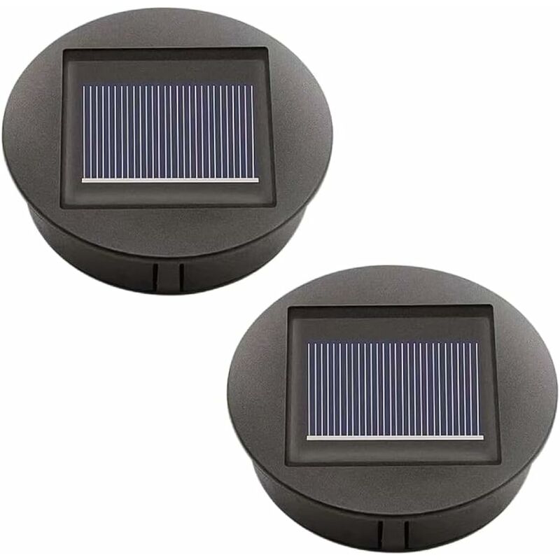 2 pcs Solar Lights Replacement LED Solar Panel Cover Replacement Outdoor Lighting Garden Decoration V1188-MS-227-1962