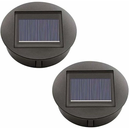 2 pcs Solar Lights Replacement LED Solar Panel Cover Replacement Outdoor Lighting Garden Decoration V1188-MS-227-1962