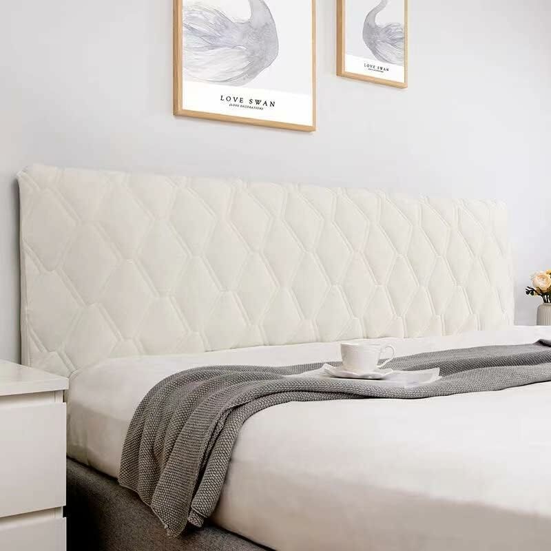 Headboard Cover 160, Headboard Cover Protector With Stretch Side, Dustproof Washable Headboard Cover (Color : V1188-MS-227-1964