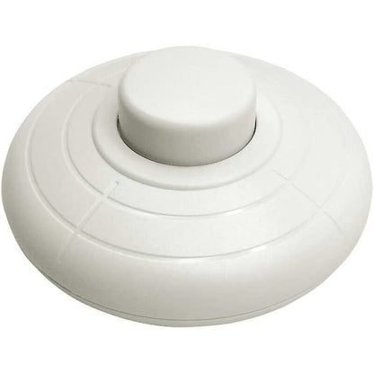 1 pcs ROund Foot Switch White Foot Control Switch For Floor Lamp And Table Lamp V1188-MS-227-1975