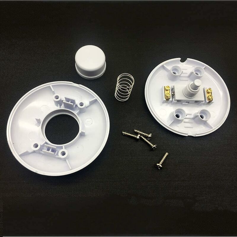 1 pcs ROund Foot Switch White Foot Control Switch For Floor Lamp And Table Lamp V1188-MS-227-1975