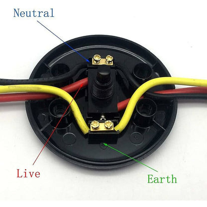 1 pcs ROund Foot Switch White Foot Control Switch For Floor Lamp And Table Lamp V1188-MS-227-1975