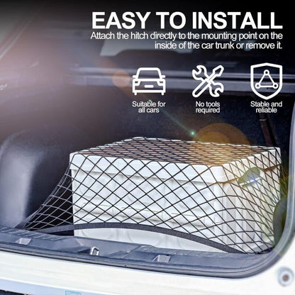 Car Trunk Storage Net Size 8060Cm Luggage Storage Net Storage Net With 6 Carabiners 4 Hooks Elastic V1188-MS-227-1977