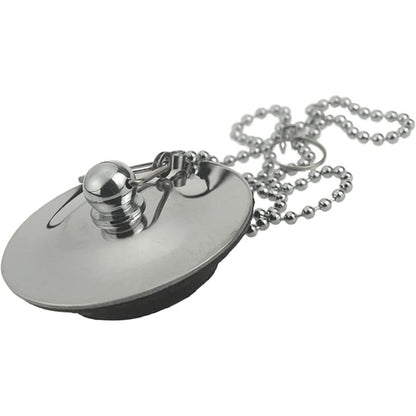Sink Plug With Chain Rustproof Bathtub Stopper Drain Plug With Rubber Ring Bathtub Drain Cover Plug For Sink V1188-MS-227-1979