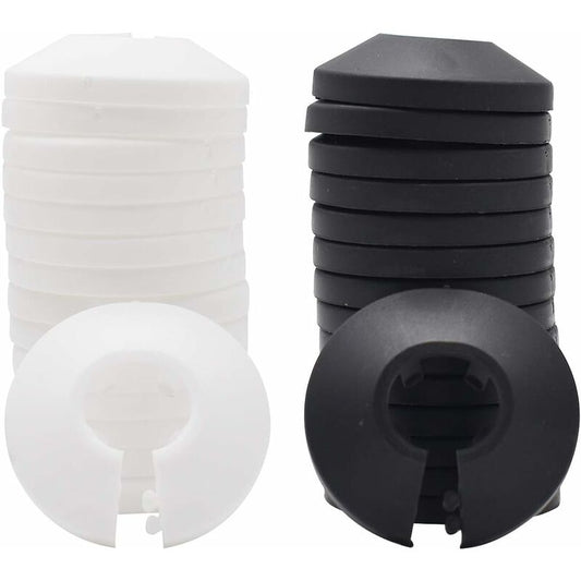 Plastic Radiator Garland, Tianhe 30 pcs Radiator Garland Pipe Cover Hot And Cold Water Gas Pipe Plastic V1188-MS-227-1990