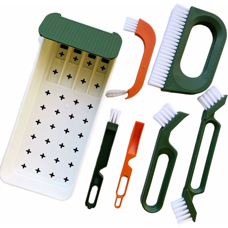 5 In 1 Grout Brush Set, Cleaning Brush For Bathroom And Kitchen, Scrub Tile Grouts, Nooks And Corners, Bottle V1188-MS-227-1991