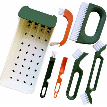 5 In 1 Grout Brush Set, Cleaning Brush For Bathroom And Kitchen, Scrub Tile Grouts, Nooks And Corners, Bottle V1188-MS-227-1991