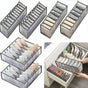 6 pcs Underwear Drawer Organizer Foldable Storage Box Large Capacity Drawer Storage Box For Storing V1188-MS-227-1993