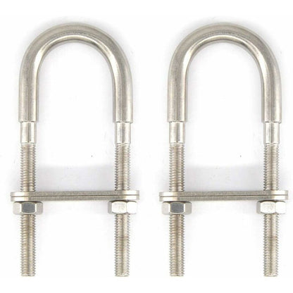 M6X90 304 Stainless Steel U Bolt (2 pcs) V1188-MS-227-1996