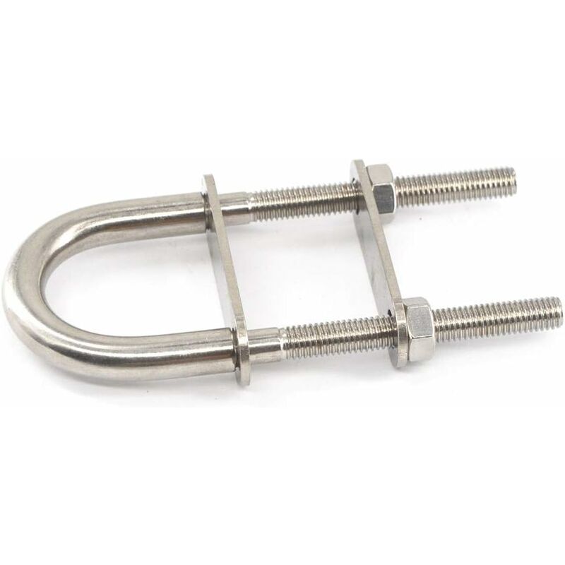 M6X90 304 Stainless Steel U Bolt (2 pcs) V1188-MS-227-1996