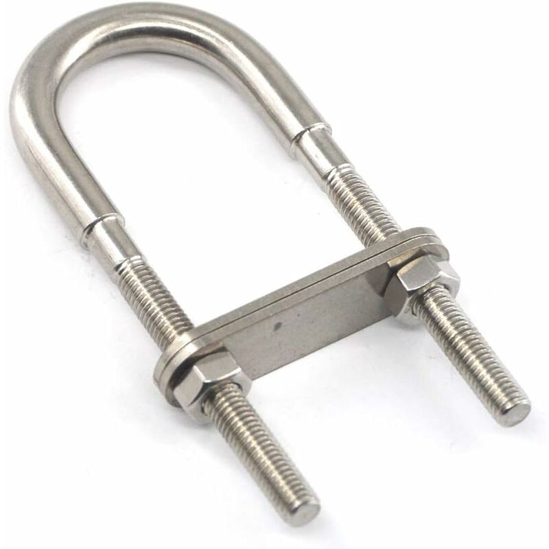 M6X90 304 Stainless Steel U Bolt (2 pcs) V1188-MS-227-1996