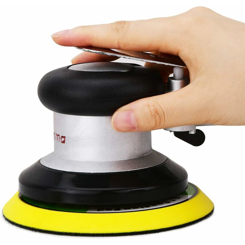 Professional Air Random Orbit Sander, High Performance Mini Dual Action Pneumatic Polisher With, 13500Rpm V1188-MS-227-1997