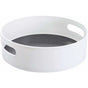 Spice Rack 30Cm Kitchen Cupboard Storage Plastic Lazy Susan, Spice Rack Spice Holder Spice Storage White V1188-MS-227-2000