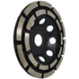 Diamond Grinding And Sanding Disc, 125Mm X 22.23Mm Double ROw Diamond Abrasive Wheel, For Grinding Screed, V1188-MS-227-2001