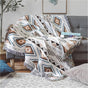 Sofa Blanket With Tassel, Couch Throws, Knitted Blanket, Aztec Ethnic Style Blanket, For Home, Office, V1188-MS-227-2006