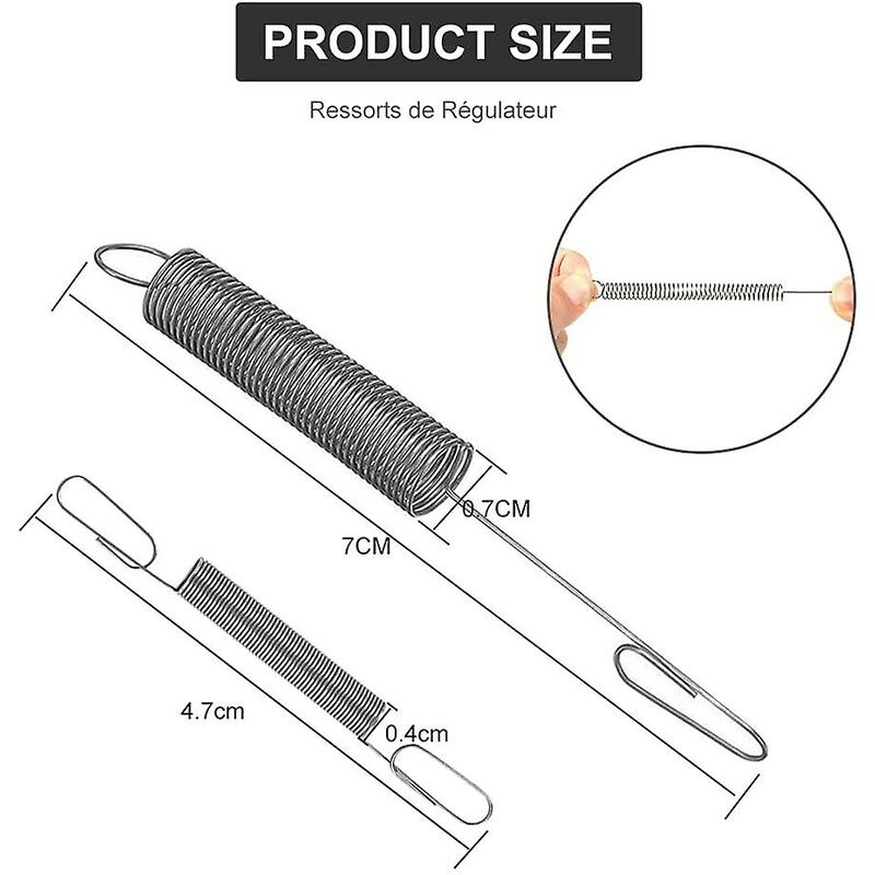 Governor Spring, 4 pcs Governor Springs For Engines 692211 691859 Governor Spring Lawn Mower Speed Regulation V1188-MS-227-2010