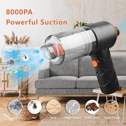 Cordless Handheld Vacuum Cleaner, 8000Pa Car Vacuum Cleaner, 2 In 1 Mini Handheld Vacuum Cleaner Car Vacuum V1188-MS-227-2012